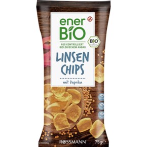 독일 로스만 enerBiO 에너바이오 렌틸콩 칩 파프리카 75g