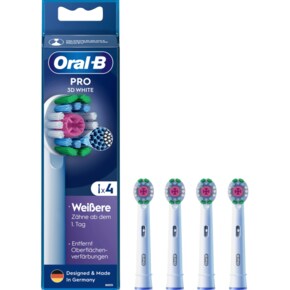 오랄비 Oral-B 교체 칫솔모 PRO 3D 화이트 4개