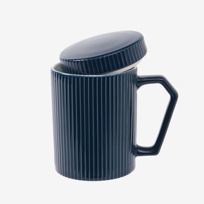 뚜껑 머그컵 머그잔 350ml 홈카페 도자기 커피 물컵