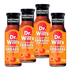 [해외직구] Dr Wills Sriracha Hot Sauce 닥터윌 스리라차 핫소스 250g 4병