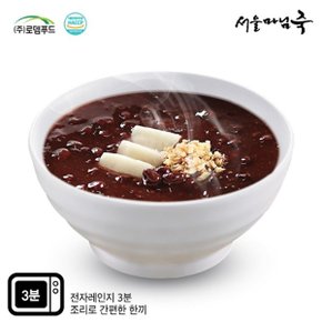 [DO603][서울마님죽]엄마의맛! 든든한 아침식사 단팥죽500g*3봉