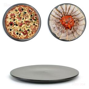 직화가능 편리한 아구찜 해물찜 족발 보쌈 수육 피자 황토 내열 도자기 접시 지름 28.5cm 30.7cm 33.5cm