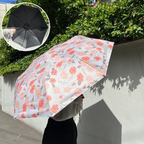 도화 자동 양우산 uv차단 암막 우산 3단