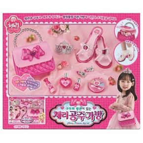 왕관 체리 공주 가방 어린이 화장 엄마놀이 장난감