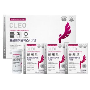 여성 질 유래 특허 유산균 병원코너판매 클레오 신바이오틱스 프로바이오틱스+아연 3개월