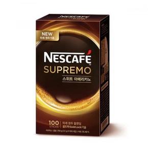 네스카페수프리모스위트 아메리카노 커피 100T