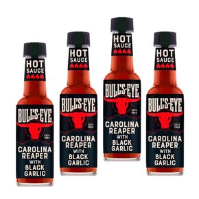 [해외직구] Bulls Eye Carolina Reaper Extra Hot Sauce 불스아이 캐롤라이나 리퍼 엑스트라 핫 소스 150ml 4병