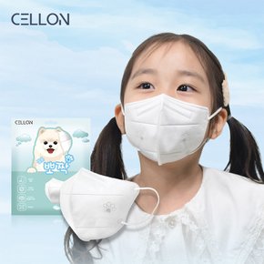 KC인증 뽀짝 유아 어린이 새부리형 2D마스크 소형 30매(1박스)
