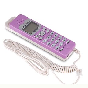 대명전자통신 유선전화기 DM-720 벽걸이 겸용/발신자표시/핑크