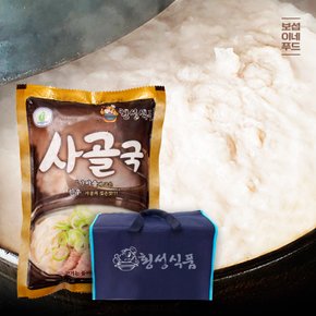 강원한우 진짜배기 가마솥 사골국 세트 6.0kg(400gx15팩)