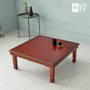 백일홍 명품 800 정사각 천연무늬목 교자상 테이블