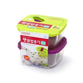 [본사]락앤락 오븐글라스 햇쌀밥용기 410ml 2개세트(LLG502S2)