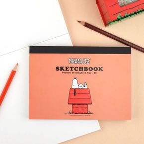 스누피 뜯어쓰는 스케치북 사이즈 B6 X ( 3매입 )