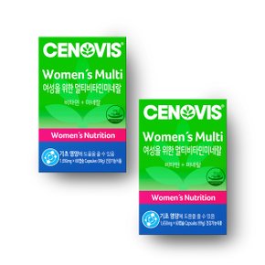 여성용 멀티비타민미네랄 (60캡슐, 60일분) 2통