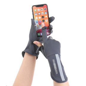 손가락열고닫는자외선차단장갑 UV UPF 완벽한 스마트폰 터치장갑