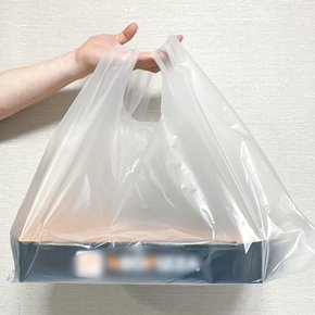 HD 배달 치킨 피자 투명 비닐 봉투 제작 봉지 박스 무지 중특대 100매