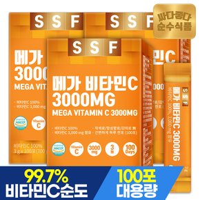 비타민C 3000MG 3박스(300포) 비타민씨 분말 스틱 파우더