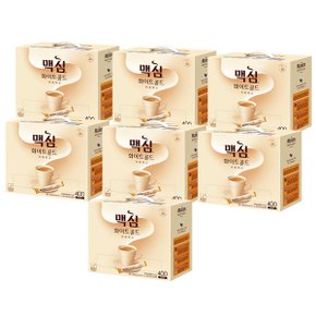 동서식품 맥심 화이트골드 400개 7박스 커피믹스 무지방우유함유 자일로스