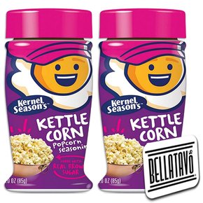 [해외직구] 벨라타보  케틀  콘  팝콘  시즈닝  번들.  Two2.85  온스  Kernel  Seasons  Kettle  Corn  Popcorn  Seasoning  앤  BELLATAVO  냉장고  자석이  포함되어  있습니다.  Kernel  Seasons  Kettle  Corn  Seasoning은  진짜  갈색  설탕으로  만들어집니다.