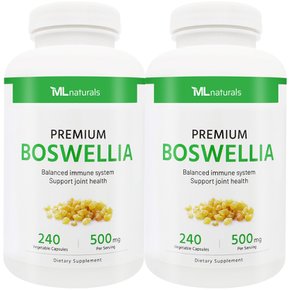 [해외직구] 마이라이프 내추럴스 보스웰리아 500 mg 240야채캡슐 2병
