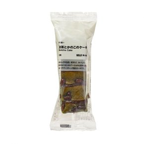일본 무인양품 말차 카노코 케이크 1개입