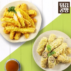 [사옹원] 튀김공방 매콤오징어튀김 350g+김말이튀김 300g