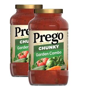 [해외직구] Prego 프레고 청키 가든 콤보 토마토 스파게티 소스 673g 2팩