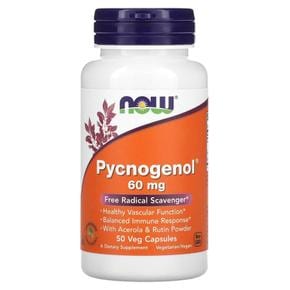 미국직구 NOW Foods 나우푸드 피크노제놀 60mg Pycnogenol 50캡슐
