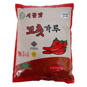 시골맛 아주매운 김치용 고추가루 2.5kg (W00BEAD)