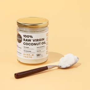 [히든앤코] 히든테이스트 100% 생과육 버진 코코넛오일 500ml