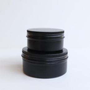 아트박스/갓샵 갓샵 원형 틴케이스 블랙 150ml 8.3x3.8cm 철제 알루미늄