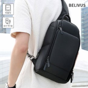남자 슬링백 BSZ351 태블릿 9.7 수납가능 데일리백 패션