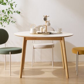 마르체 롤리 자작나무 HPM 원형 원목 식탁 테이블 900 BCM633
