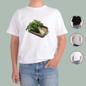 아토가토 참나물 야채 채소종류 먹거리 3 티셔츠