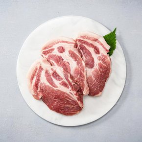 [굿프레시] 국내산 흑돼지 목살 (구이용) 1kg