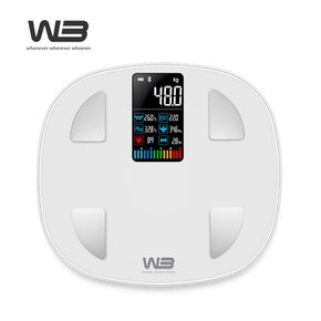 W3 스마트 인바디 체중계 체지방계 4.8인치 블루투스4.0 전용앱제공 핏잼 FITZAM