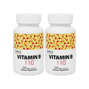 뉴질랜드 비타민B 이노헬스 vitamin B 110mg 120캡슐 X 2통