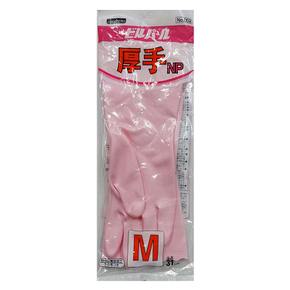 일본 OKAMOTO 빌펄 NP 두꺼운 고무장갑 핑크 M