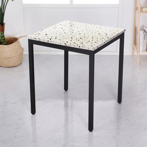 테라조 600 사각 조립 2인 식탁 테이블