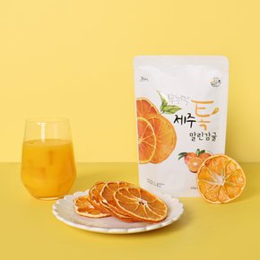 무농약 제주 톡말린 감귤칩 20g 제주특산품 기념품 과일칩