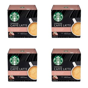 스타벅스 카페라떼 캡슐커피 돌체구스토 호환 Starbucks Caffe Latte 12개입 4개