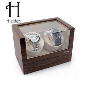 [Heiden] 하이덴 버사 엘리트 더블 와치와인더 VR002-Walnut Wood 명품 시계보관함 2구