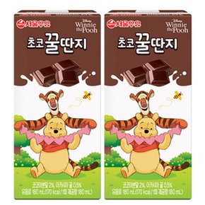 서울우유 초코 꿀단지 멸균우유팩 180ml x 24개 한박스 (무료배송)