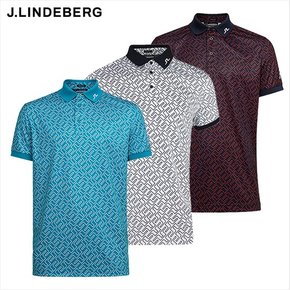 남성 반팔 골프 티셔츠 / 제이린드버그 투어테크 레귤러핏 골프 폴로 티셔츠