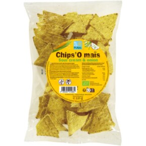 푸랄 Pural ChipsO 옥수수 칩 Sour Cream-Onion 125g