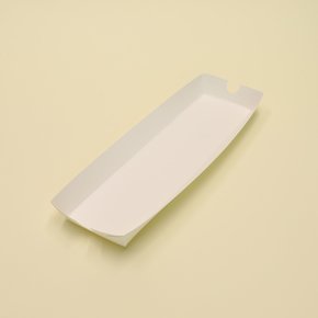 이지포장 꼬치 트레이 접착 흰색 1000개 무지 종이 접시 포장 상자 일회용