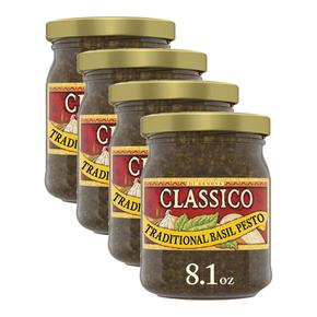 [해외직구] Classico 클래시코 바질 페스토 소스 앤 스프레드 230g 4팩