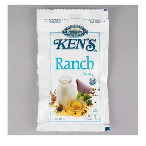 [해외직구]켄즈푸드 랜치 드레싱 패킷 43g 60팩 Kens Foods Ranch Dressing Packet 1.5oz