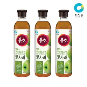 청정원 홍초 풋사과 900mlX3
