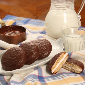 [옵스] 뚜쇼꼬(8EA) 수제 어린이 간식 초콜릿 초코파이